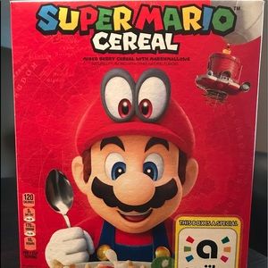 Limited edition Super Mario Cereal Box